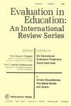 Go to journal home page - Evaluation in Education